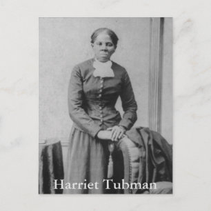 Svart historikfotografi av Harriet Tubman Vykort