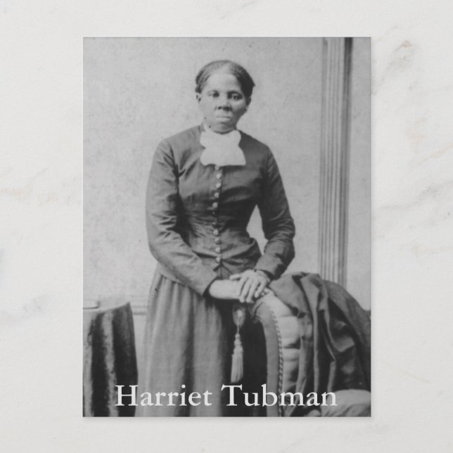 Svart historikfotografi av Harriet Tubman Vykort (Framsida)