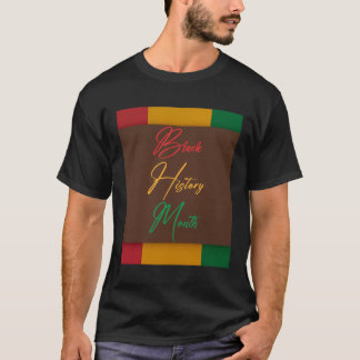 Svart historikmånad 1525 t shirt