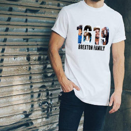 Svart historikmånad 1691 Personlig Foto Ram T Shirt