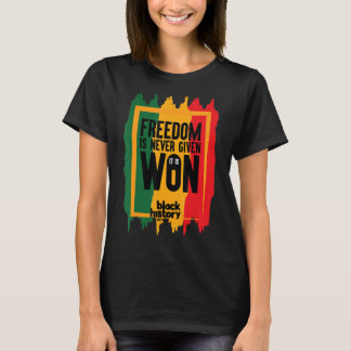 Svart historikmånad 2022, firande av Black Histor T Shirt