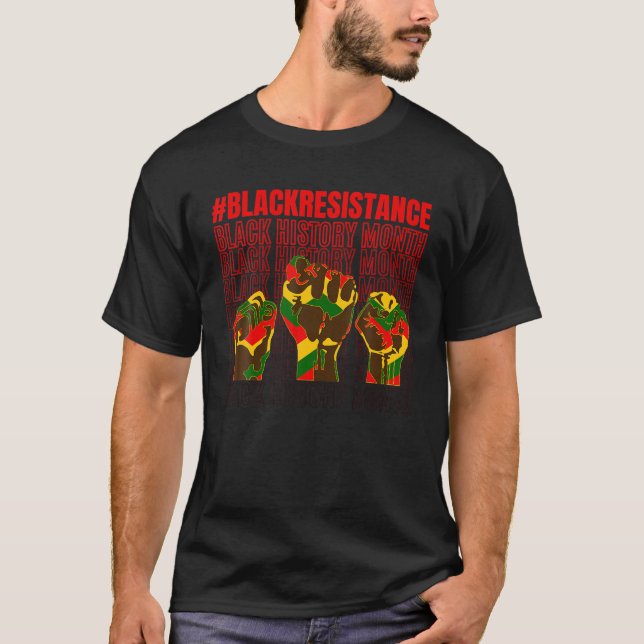 Svart historikmånad 2023 t shirt (Framsida)