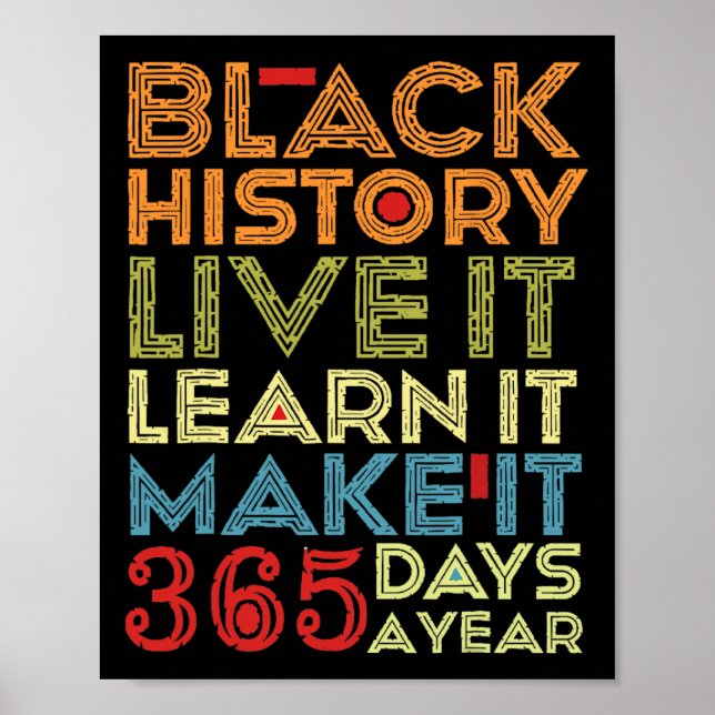 Svart historikmånad 2025: Direktera IT-avdelningen Poster (Framsidan)
