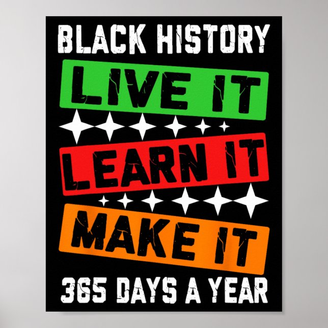 Svart historikmånad 2025: Direktera IT-avdelningen Poster (Framsidan)