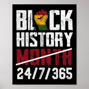 Svart historikmånad 247365 gåvor afrikansk amerika poster