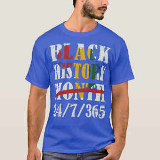 Svart historikmånad 247365 med afrikanskt karta t shirt