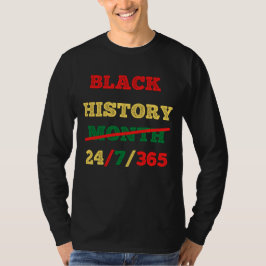 Svart historikmånad 24/7/365 - SVART HISTORIA T Shirt