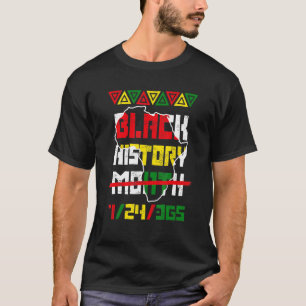 Svart historikmånad 24 7 BHM Afrikas Pride Manar W T Shirt