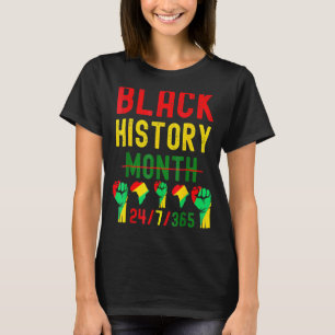 Svart historikmånad 24 7 BHM Afrikas Pride Manar W T Shirt