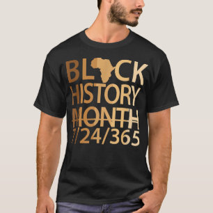 Svart historikmånad 724365, svartstolt förfäder A T Shirt