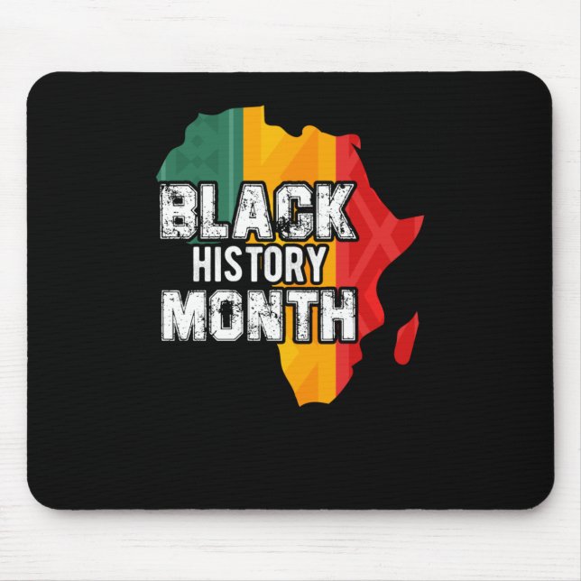 Svart historikmånad, Afrika Flagga (4) Musmatta (Framsidan)