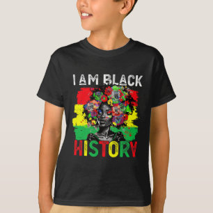 Svart historikmånad Afrikansk kvinna jag är svart T Shirt
