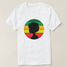 Svart historikmånad Afro Pride Manar T-Shirt