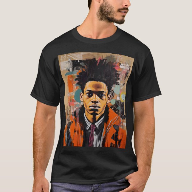 svart historikmånad art african american pride t shirt (Framsida)