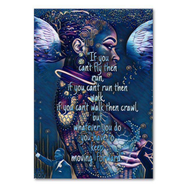 Svart historikmånad bordsnummer (Framsidan)