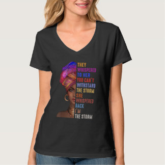 Svart historikmånad de viskade om stormen Mo T Shirt