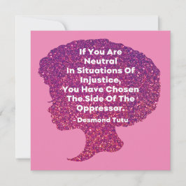 Svart historikmånad - Desmond Tutu Inbjudningar