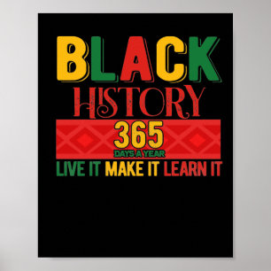 Svart historikmånad - direkt IT-upplevelse Poster