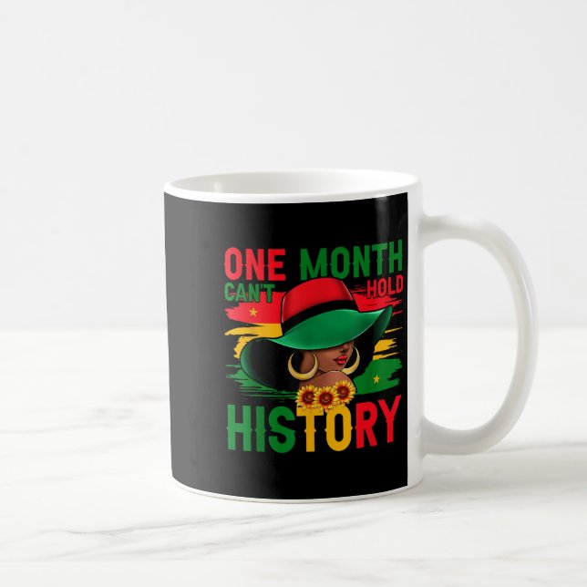 Svart historikmånad En månad kan inte hålla vår Hi Kaffemugg (Höger)