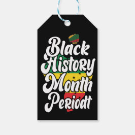 Svart historikmånad februari Melanin Sista Bruh Ki Presentetikett