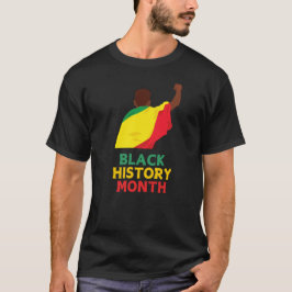 Svart historikmånad Firande Manar T-Shirt