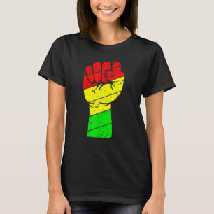 Svart historikmånad Fist Women Manar Kids 1 T Shirt