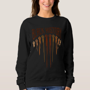 Svart historikmånad Fist Women Manar Kids T Shirt
