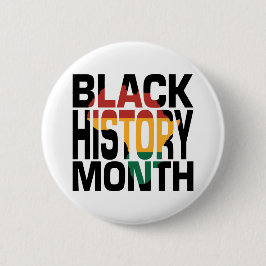 Svart historikmånad för 18:e världshistorien knapp