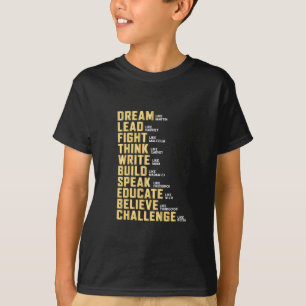 Svart historikmånad för afrikansk amerikan Melanin T Shirt