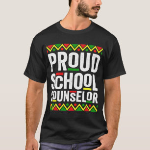 Svart historikmånad för stolt skolrådgivare Afrika T Shirt