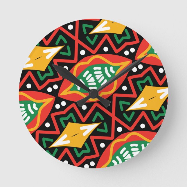 Svart historikmånad, geografi rund klocka (Framsida)