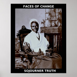 Svart historikmånad Heroes - Sojournner Truth Poster