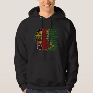 Svart historikmånad hoodie