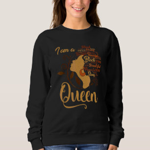 Svart historikmånad jag är drottning afrikansk 1 t shirt