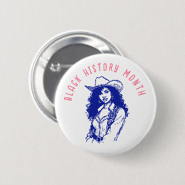 Svart historikmånad knapp