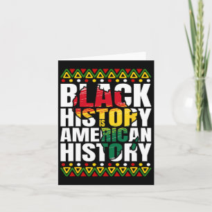 Svart historikmånad Kultur Afrikanska Ameri Kort