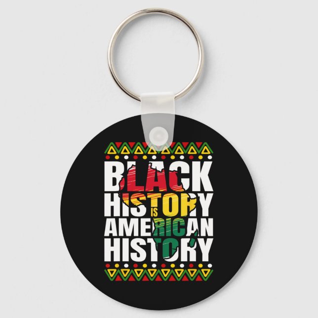 Svart historikmånad Kultur Afrikanska Ameri Nyckelring (Framsida)