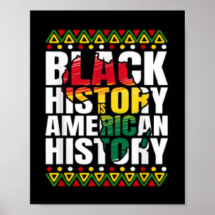 Svart historikmånad Kultur Afrikanska Ameri Poster