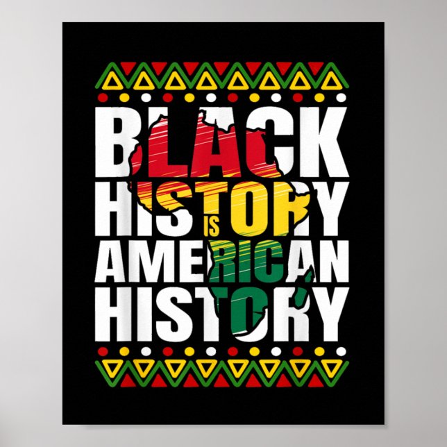 Svart historikmånad Kultur Afrikanska Ameri Poster (Framsidan)