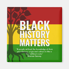 Svart historikmånad MARCUS GARVEY-offert BHM Magnet