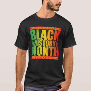 Svart historikmånad Melanin African American T Shirt
