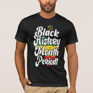Svart historikmånad Melanin Heroes Dream like Mart T Shirt