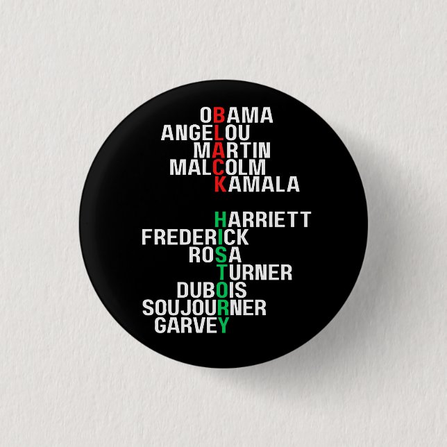 Svart historikmånad Melanin Kung Sista Bruh Knapp (Framsida)