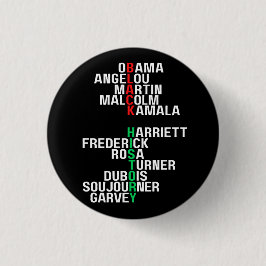 Svart historikmånad Melanin Kung Sista Bruh Knapp