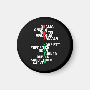 Svart historikmånad Melanin Kung Sista Bruh Magnet