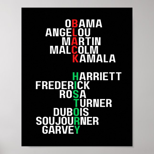 Svart historikmånad Melanin Kung Sista Bruh Poster (Framsidan)