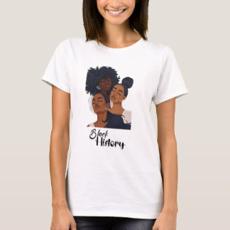 Svart historikmånad Melanin Queens T-Shirt
