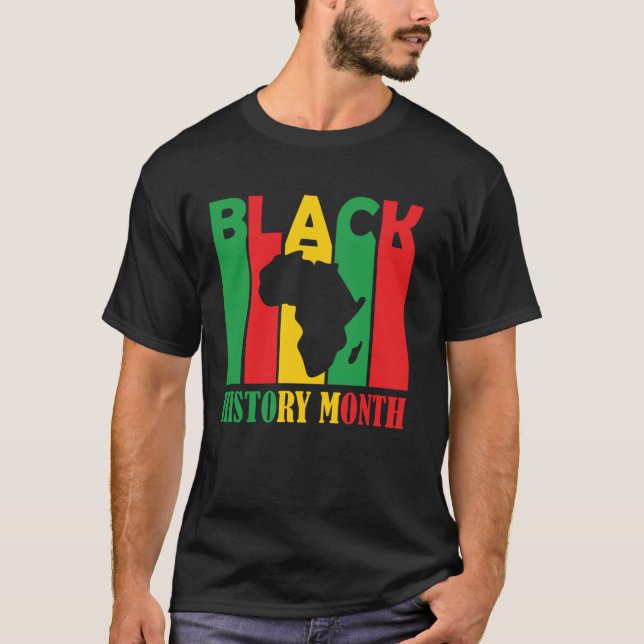 Svart historikmånad melaninbröder systrar bruh t shirt (Framsida)