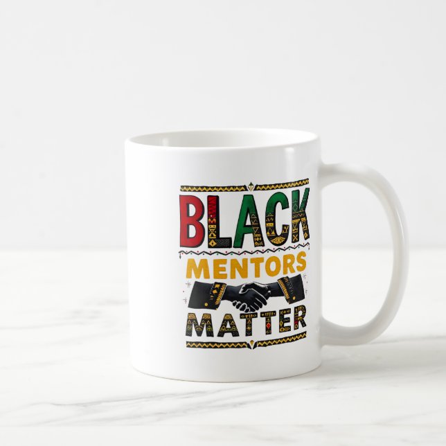 Svart historikmånad Mentors Problem African Herita Kaffemugg (Höger)