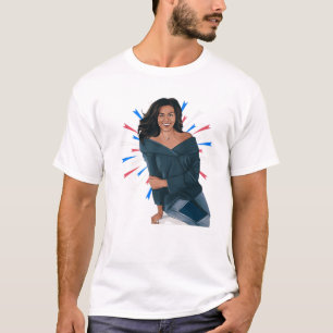 Svart historikmånad Michelle Obamas president T Shirt